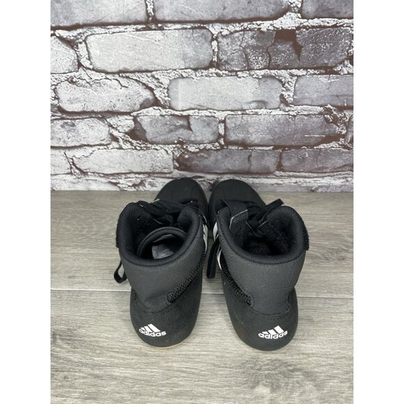 Adidas Wrestling Sneakers Shoes Black Lace Up Hook Loop Strap Men 6M US/38 2/3EU - Picture 5 of 16